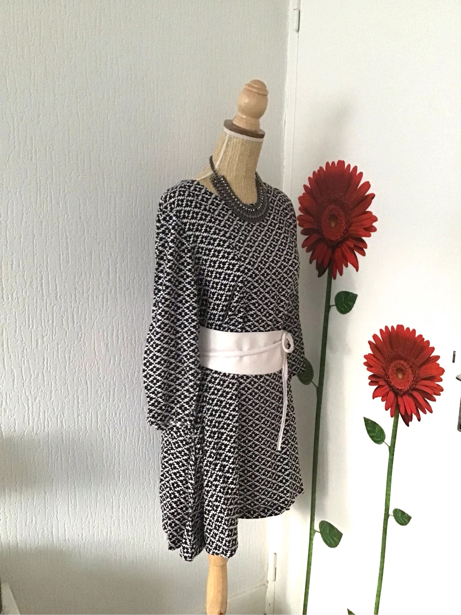 Jurk met 3/4 mouwen maat 44 – photo 2